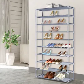 10-Tier Stackable Shoe Rack, Holds 50 Pairs, Artiss