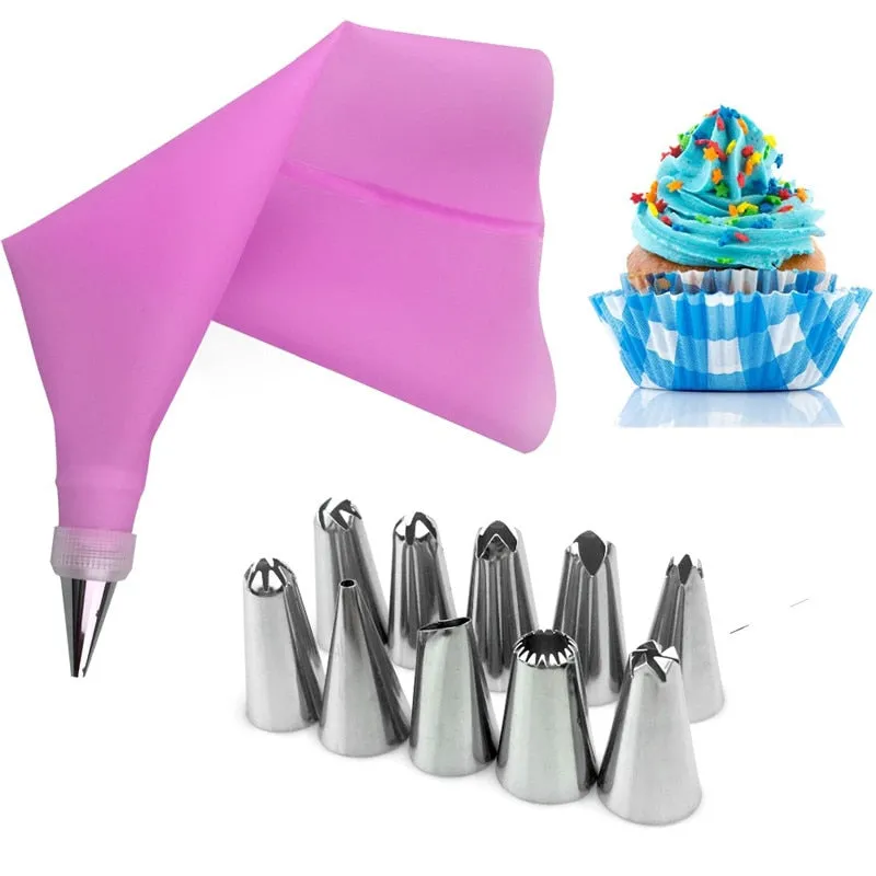 12PC/Set DIY Silicone accessories