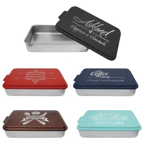 Aluminum Cake Pan with  Lid