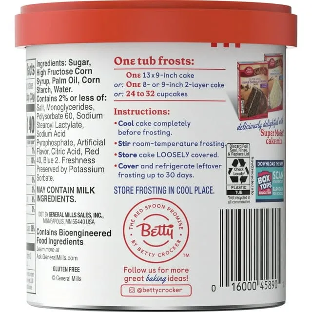 Betty Crocker Rich & Creamy Frostings