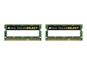 Corsair Ram Value Select - 16 Gb (2 X 8 Gb Kit) - Ddr3l 1600 So-Dimm Cl11