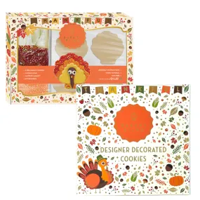 Cozy Thanksgiving Bundle (Designer Decorated Cookies   Turkey Cookie Kit)