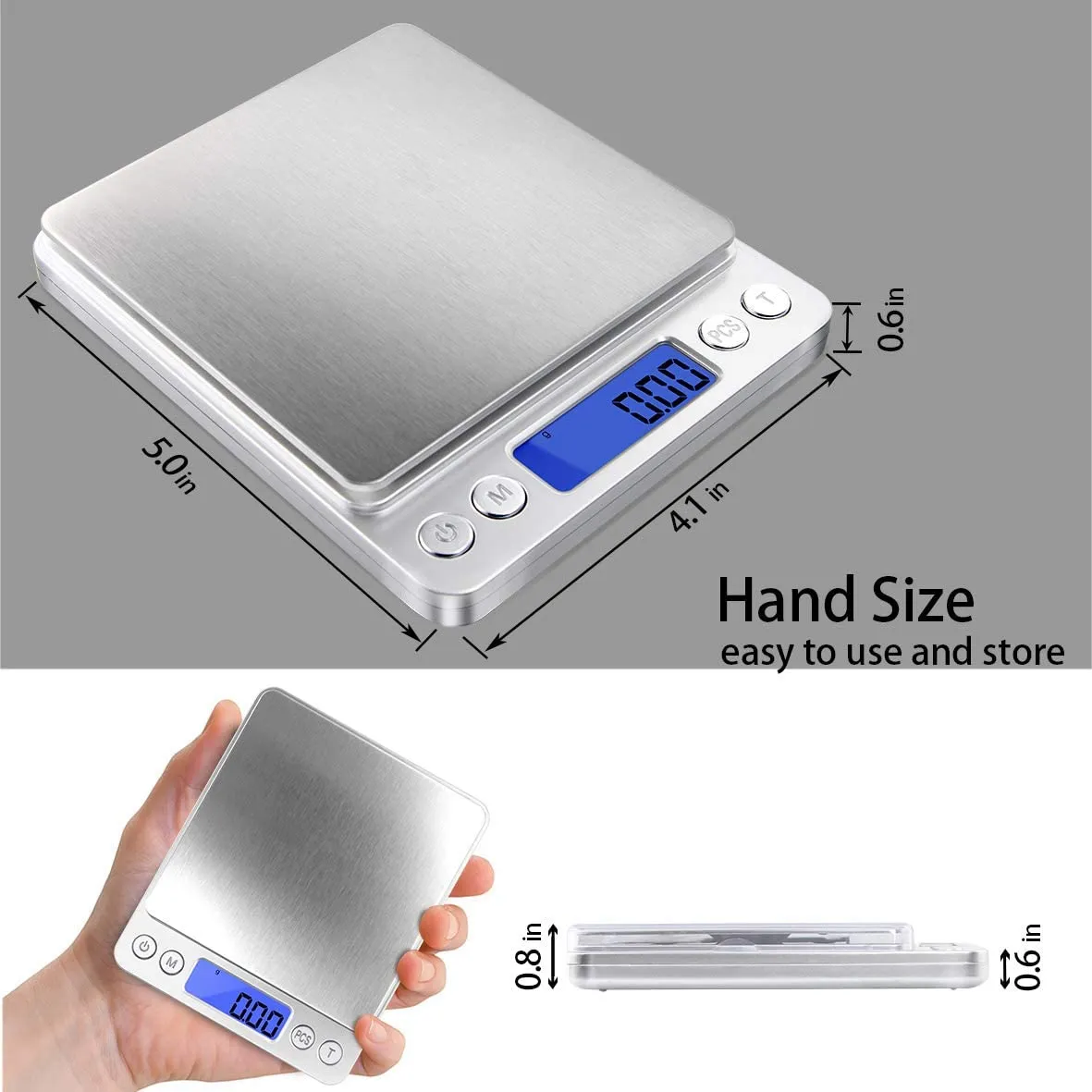 Digital Kitchen Scale for Jewelry, Nutritional Intake