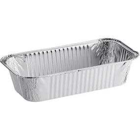 Disposable Aluminum 5lb Rectangular Loaf Pans: Ideal for Baking