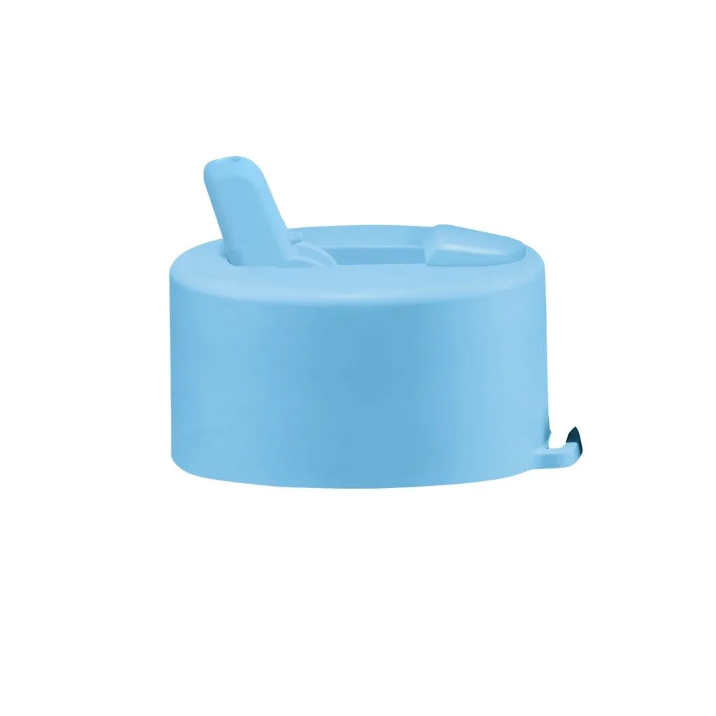 Frank Green Replacement Flip Straw Lid With Strap - Sky Blue