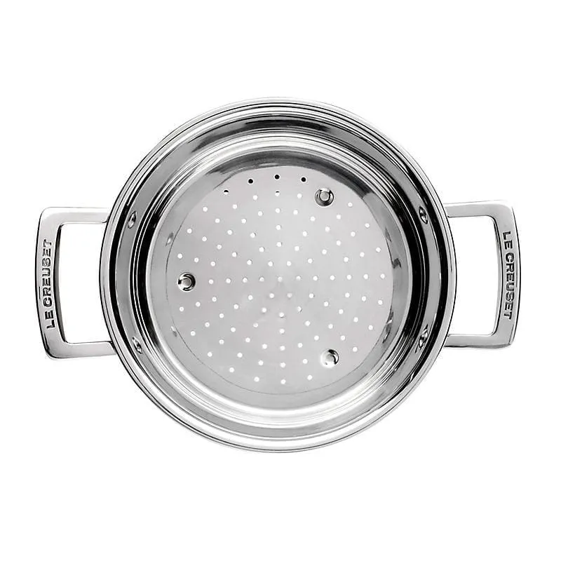 Le Creuset Stainless Steel 20cm Steamer for 3-ply Stainless Steel