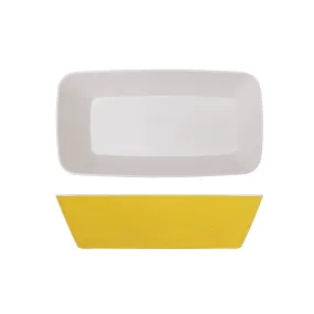 Lemon Yellow Seville Melamine GN1/3 Deep Dish 32.5 x 17.6 x 8cm - Pack 1