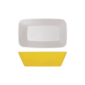 Lemon Yellow Seville Melamine GN1/4 Deep Dish 26.5 x 16.2 x 8cm - Pack 1