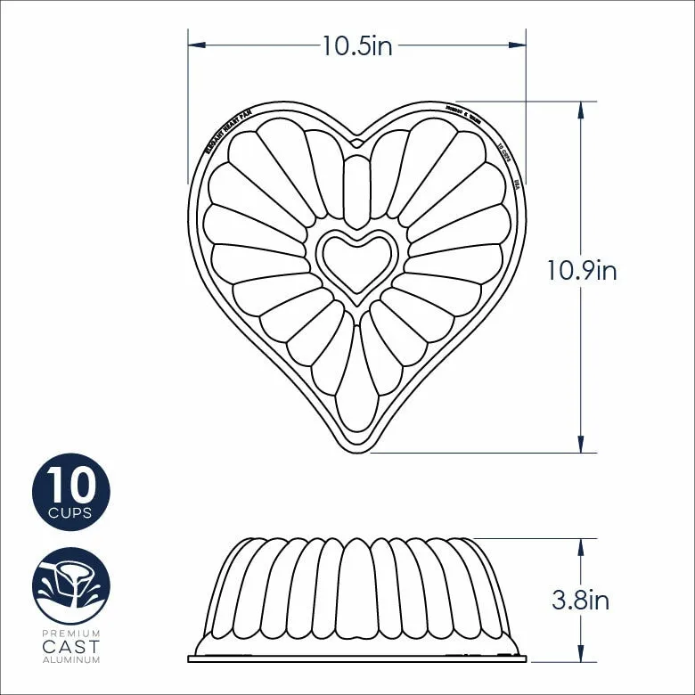 Nordicware Heart Bundt Pan