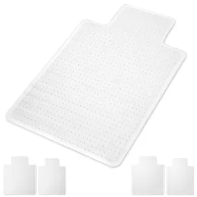 Office Desk Chair Floor Mat with Lip, Clear