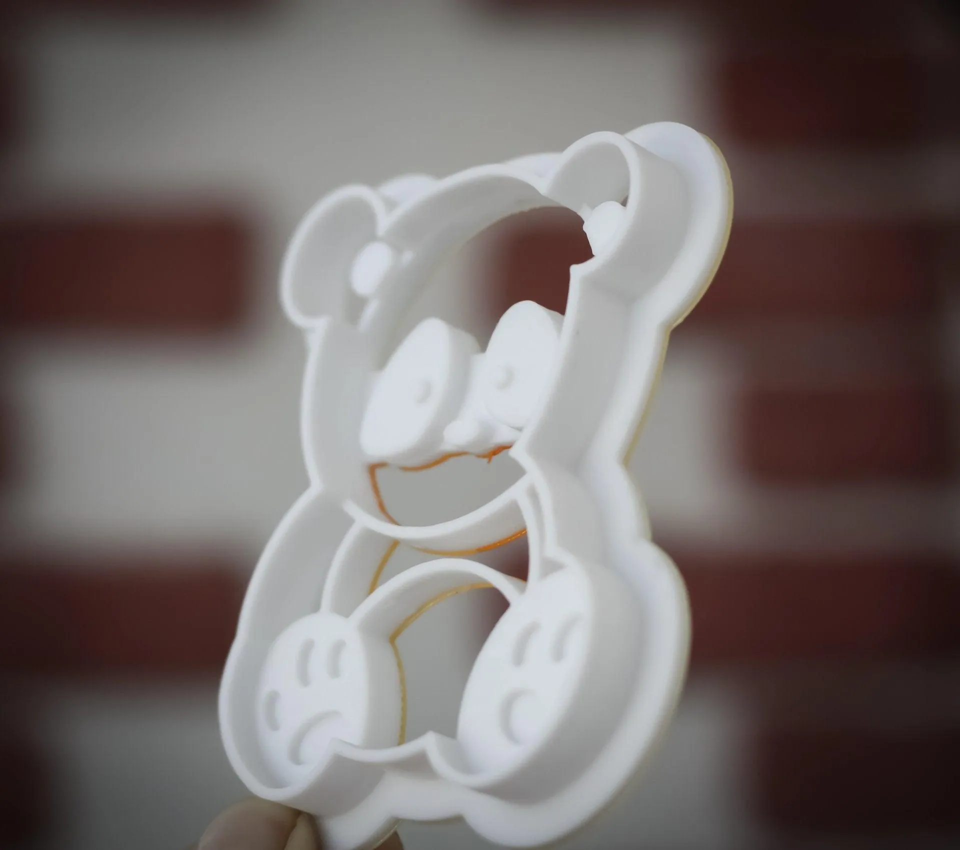 Panda cookie cutter | animal cookie stamp | cute bear 3d cookie cutter