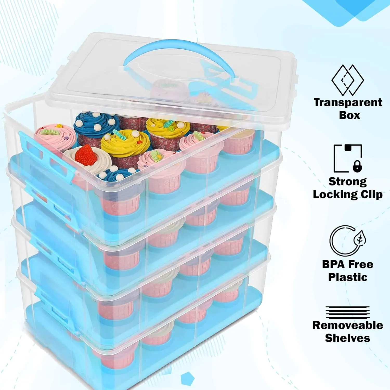 SG Traders™  Cake Carrier Box