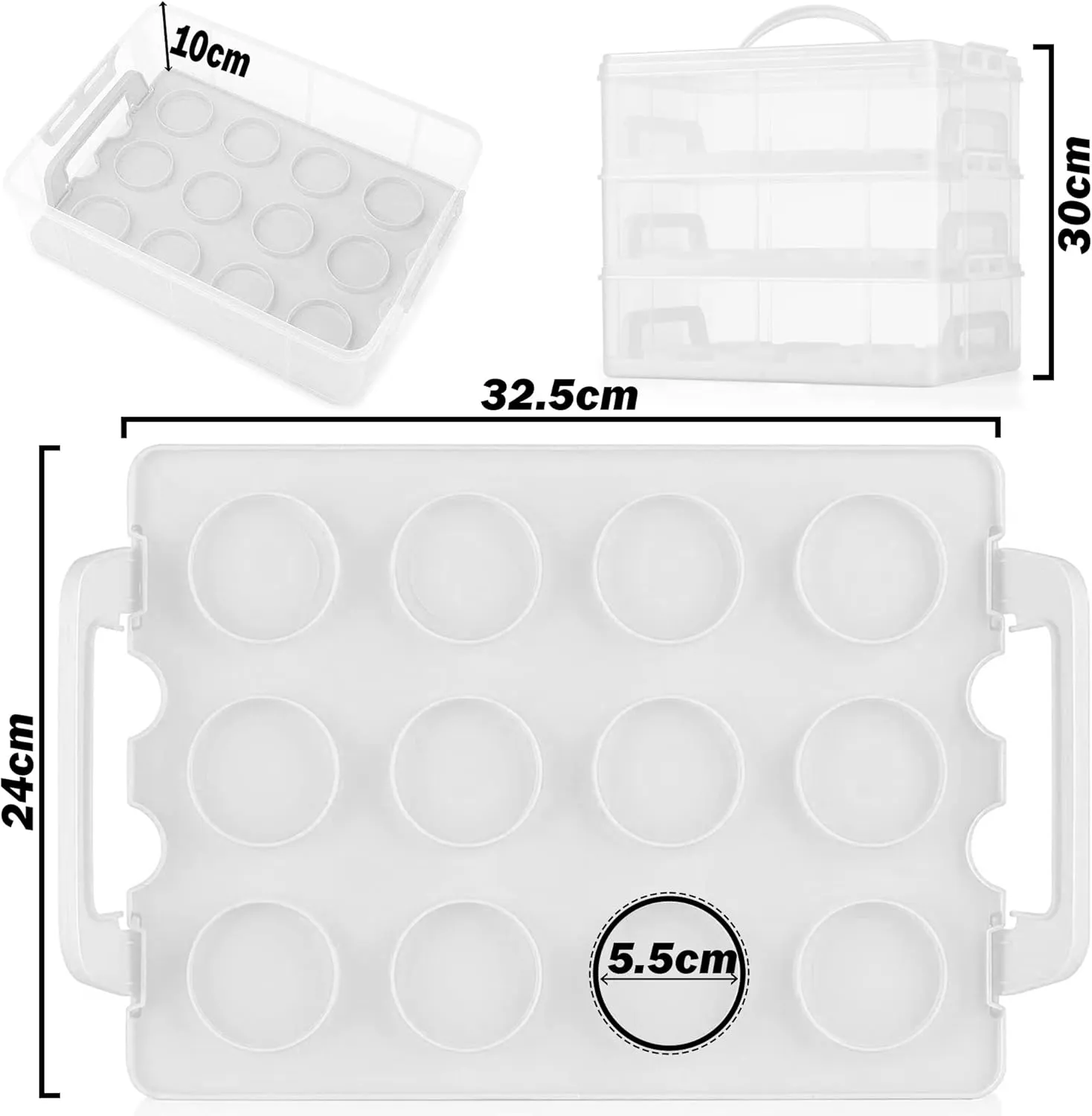 SG Traders™  Cake Carrier Box