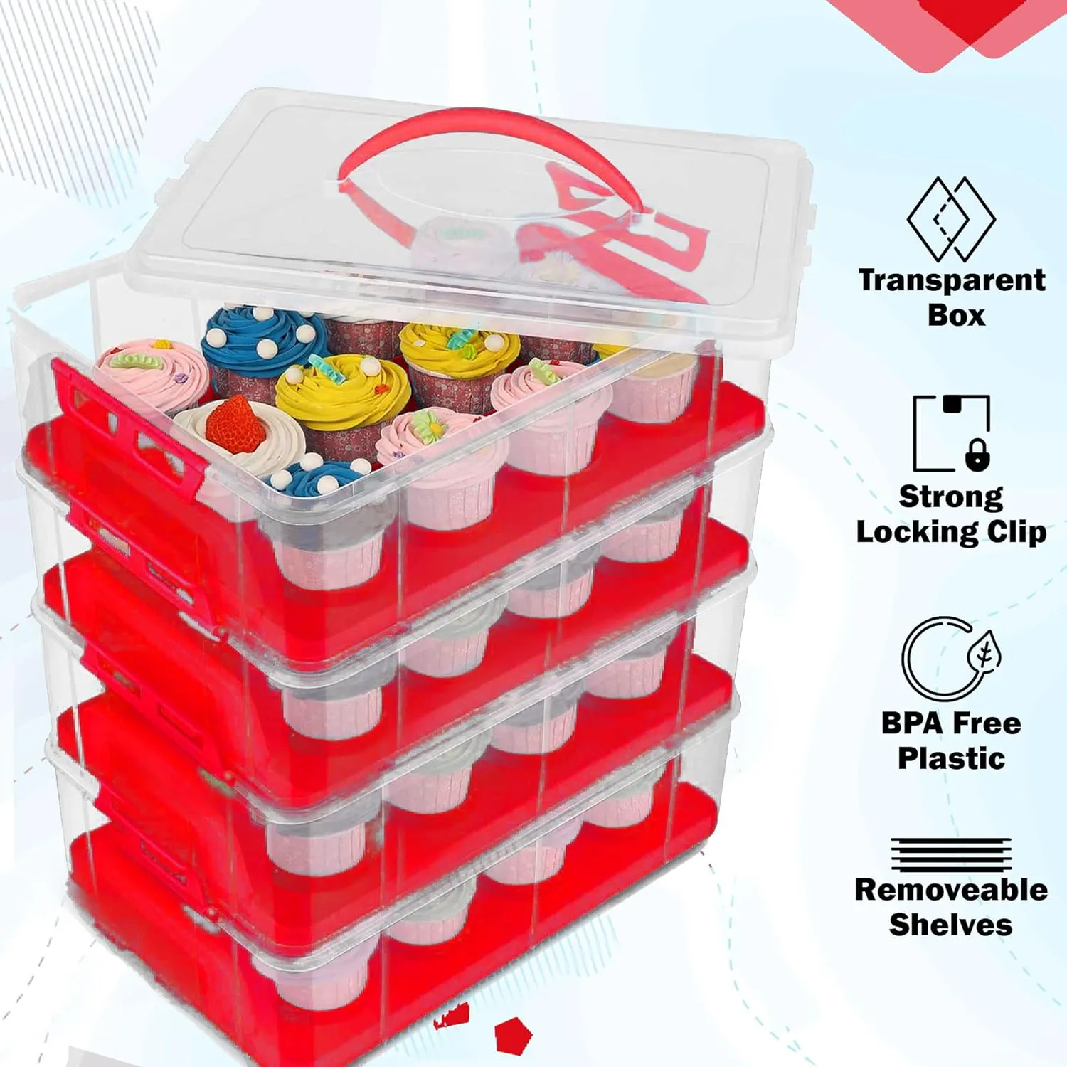 SG Traders™  Cake Carrier Box