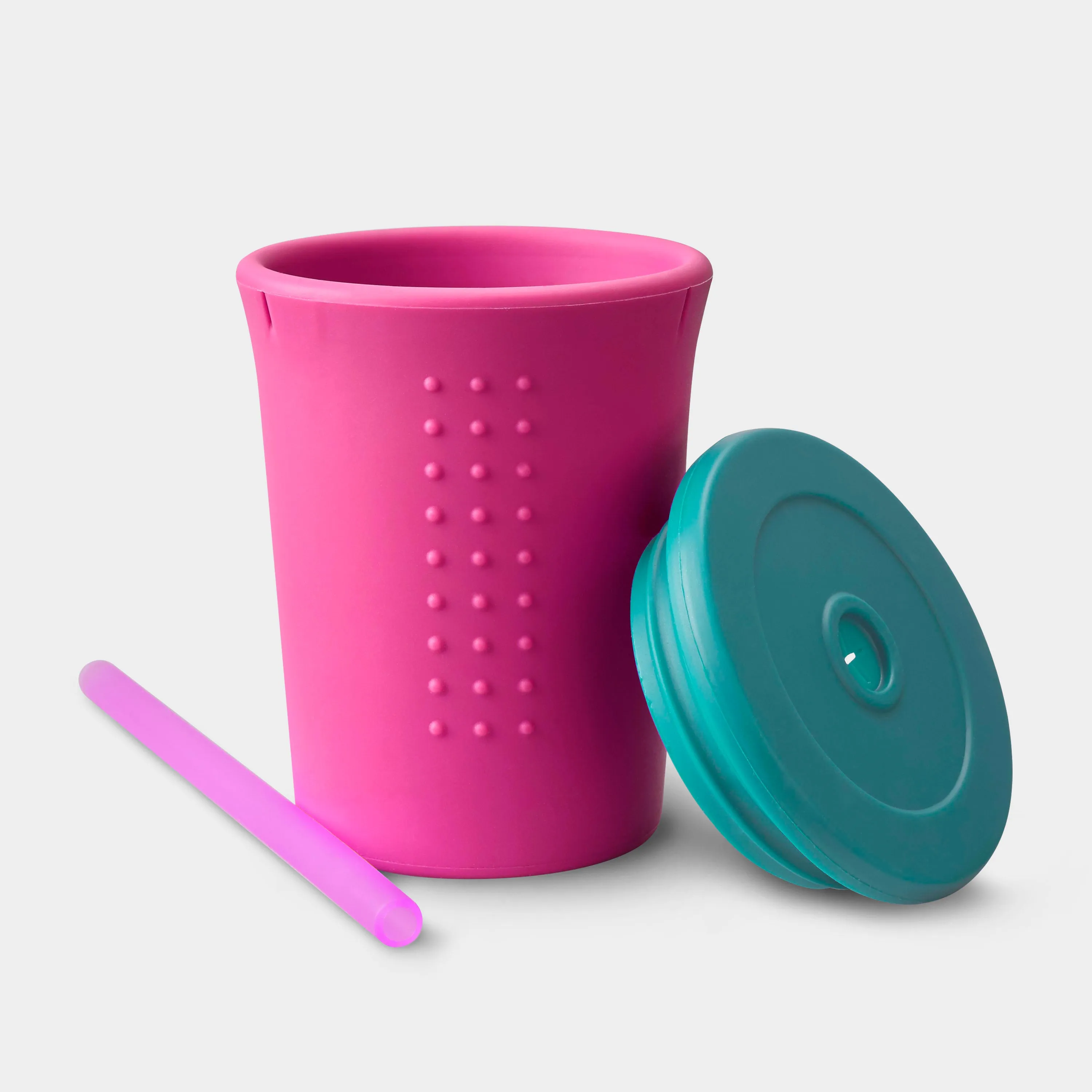 Silikids Silicone Straw Cup for Kids, 12oz