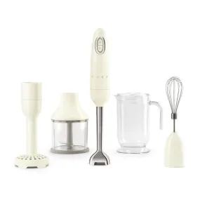 Smeg Hand Blender with Attachments Cream