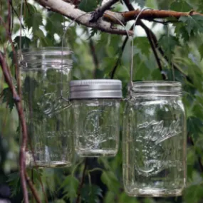 Stainless steel mason jar hanger