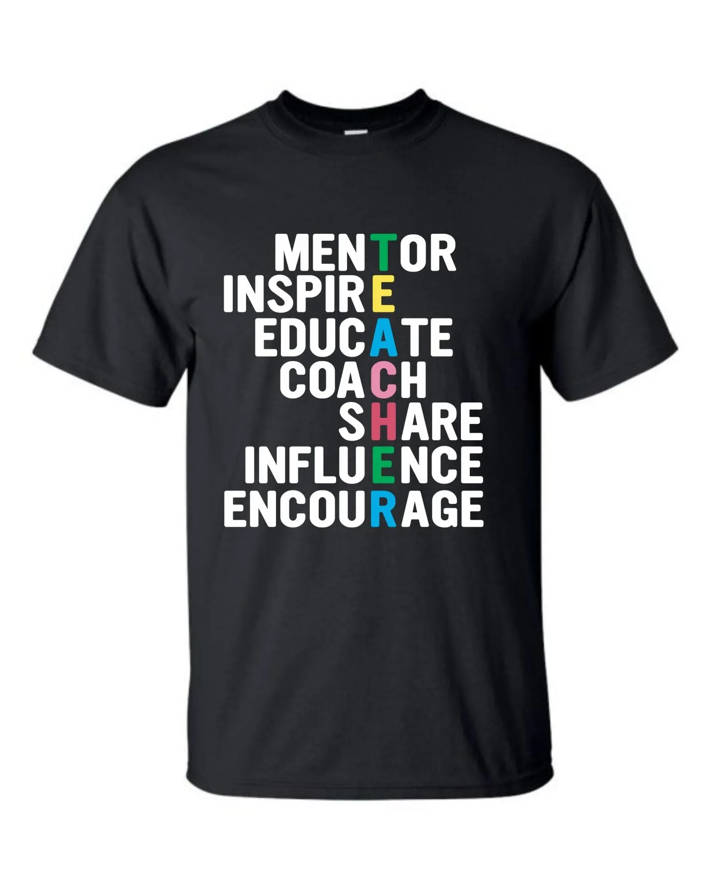 Teacher Spelled Out - Educational Statement Shirt