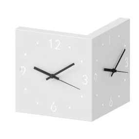 Two-Faced Corner Wall Clock