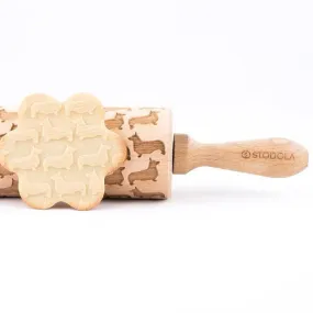 Welsh Corgi Embossed Rolling Pin